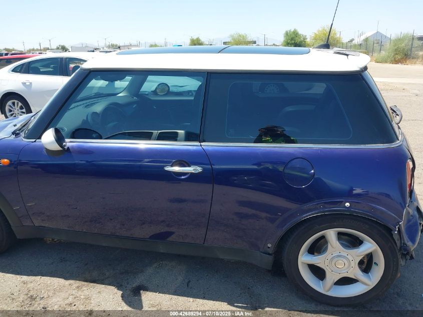 2005 Mini Cooper VIN: WMWRC33455TJ66516 Lot: 42689294