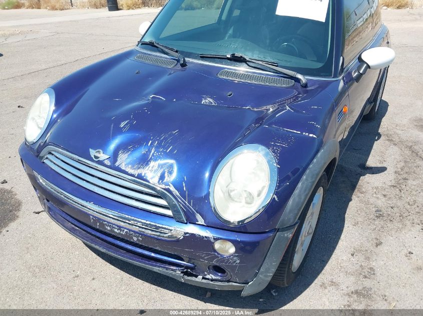 2005 Mini Cooper VIN: WMWRC33455TJ66516 Lot: 42689294
