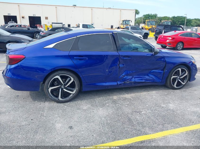 2022 Honda Accord Sport VIN: 1HGCV1F33NA121632 Lot: 42689531