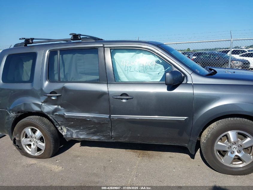 2011 Honda Pilot Ex-L VIN: 5FNYF4H52BB044594 Lot: 42689687