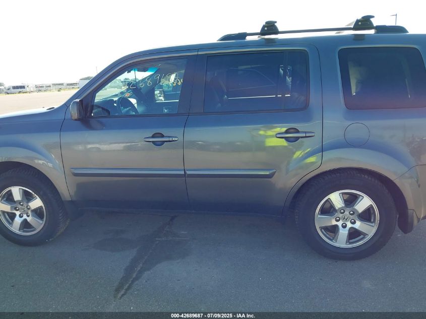 2011 Honda Pilot Ex-L VIN: 5FNYF4H52BB044594 Lot: 42689687