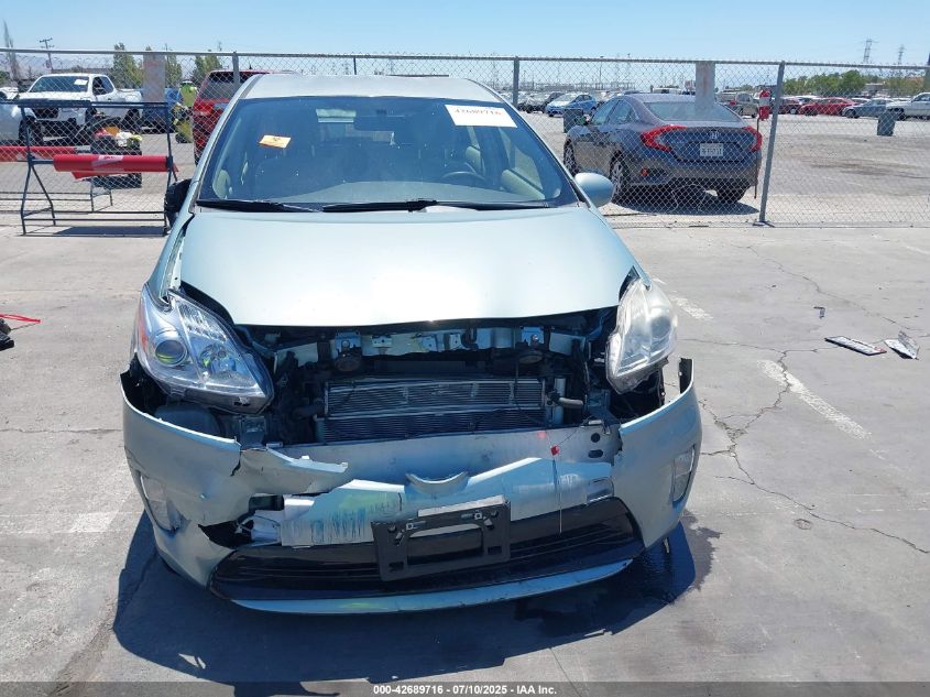 2012 Toyota Prius Three VIN: JTDKN3DU0C5406151 Lot: 42689716