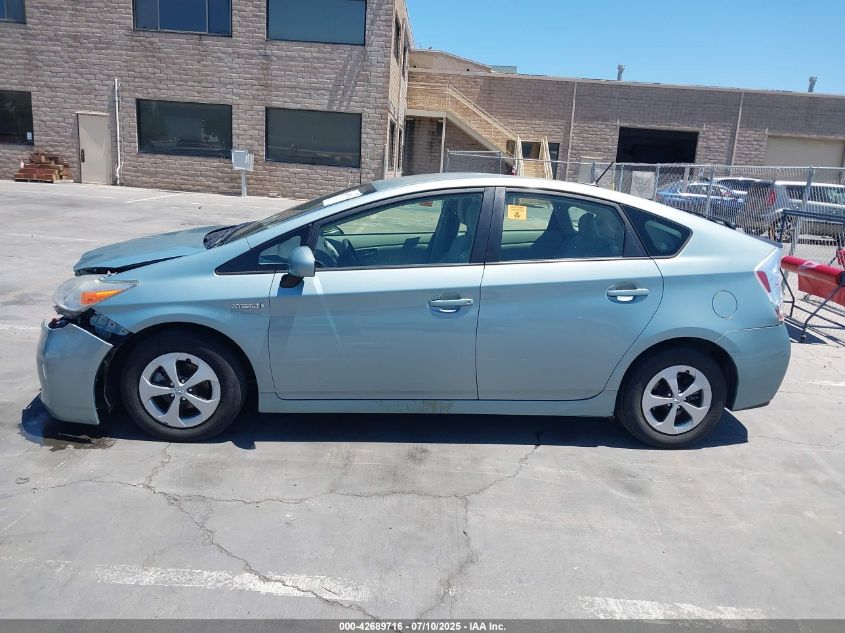 2012 Toyota Prius Three VIN: JTDKN3DU0C5406151 Lot: 42689716