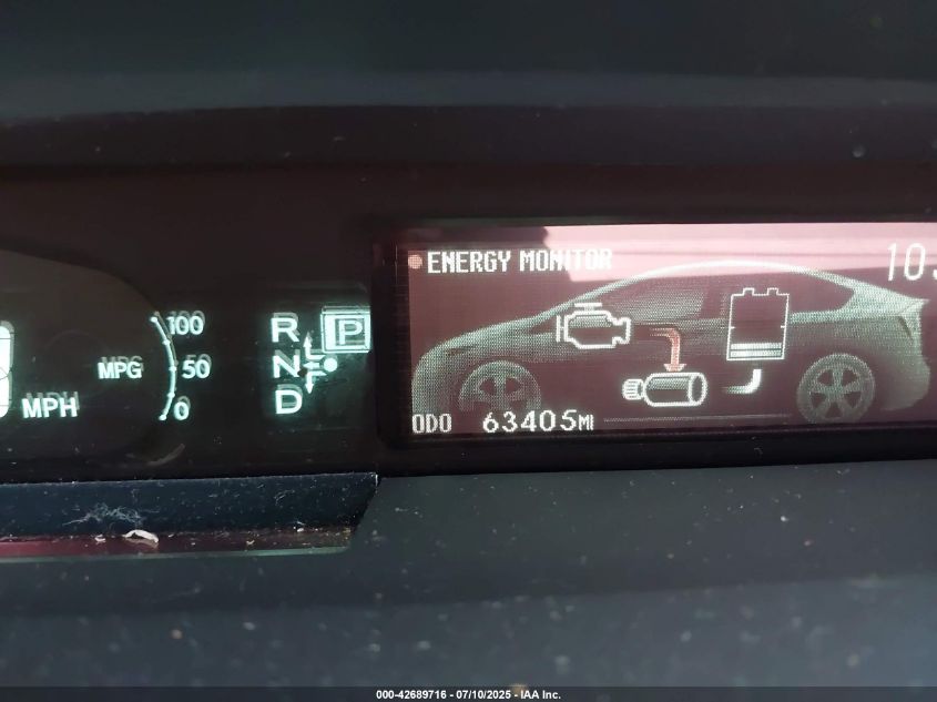 2012 Toyota Prius Three VIN: JTDKN3DU0C5406151 Lot: 42689716