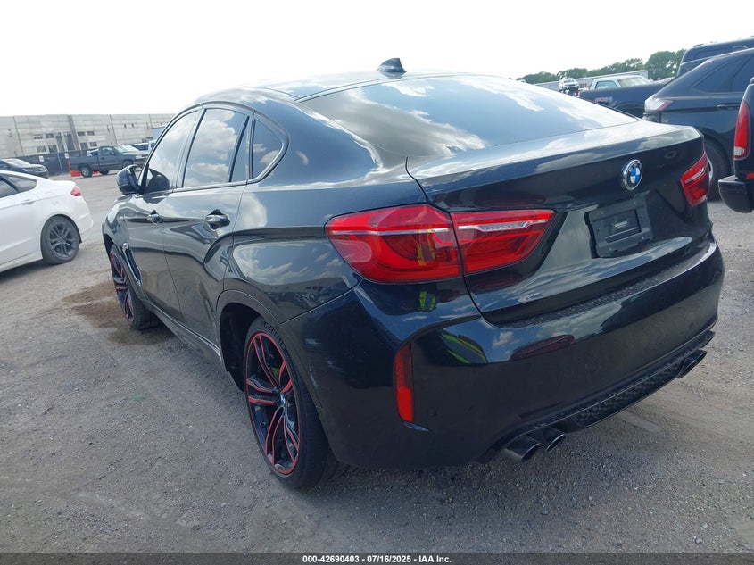 Vin: 5ymkw8c50g0r43410, lot: 43183527, bmw x6 m 20163