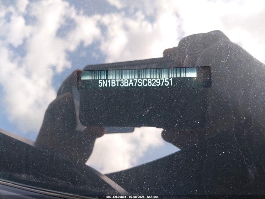 2025 NISSAN ROGUE VIN: 5N1BT3BA7SC829751