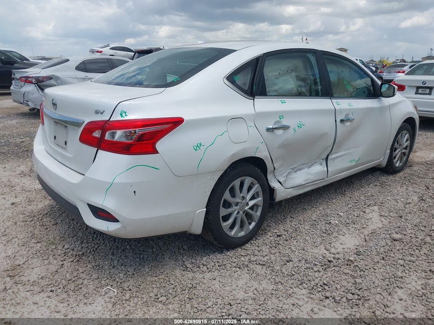 VIN 3N1AB7AP6KY245562 2019 NISSAN SENTRA SV