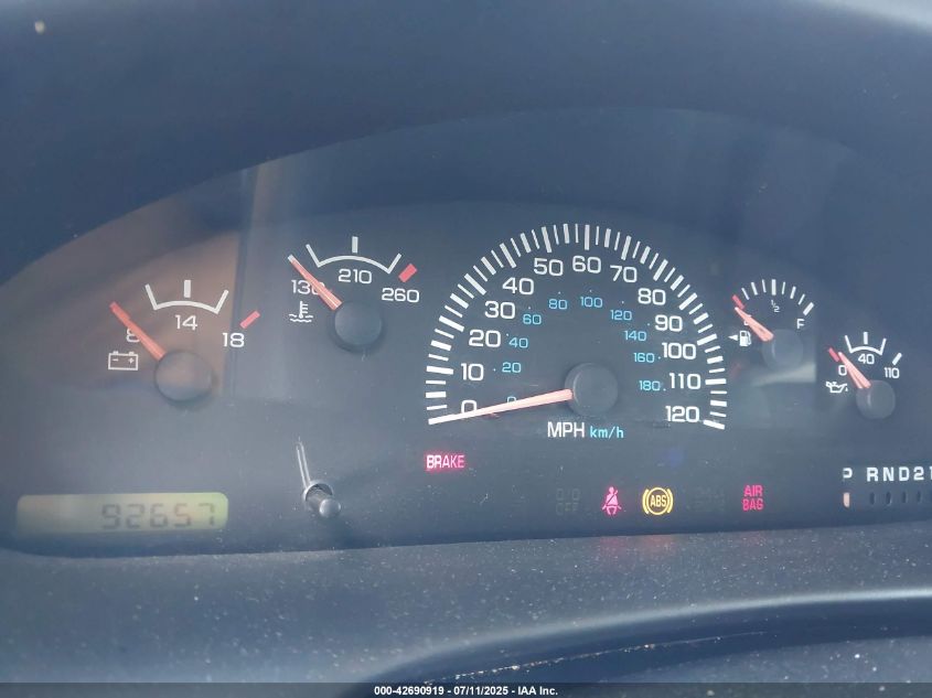 1998 Dodge Ram Wagon 3500 Value VIN: 2B5WB35Z0WK121057 Lot: 42690919