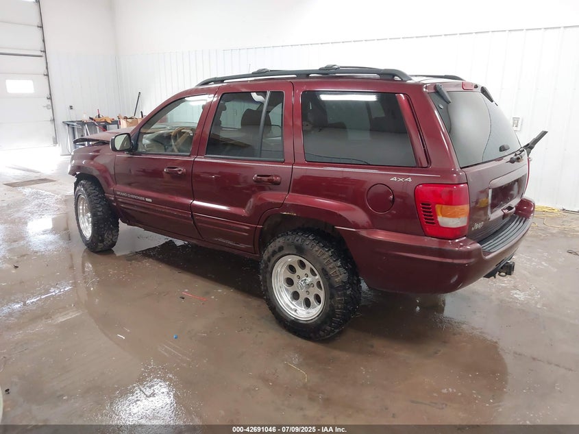 2000 Jeep Grand Cherokee Limited red other gasoline 1J4GW58N6YC200105 photo #4