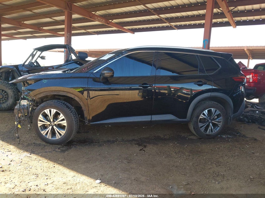 VIN 5N1AT3BA1MC740465 2021 NISSAN ROGUE SV FWD