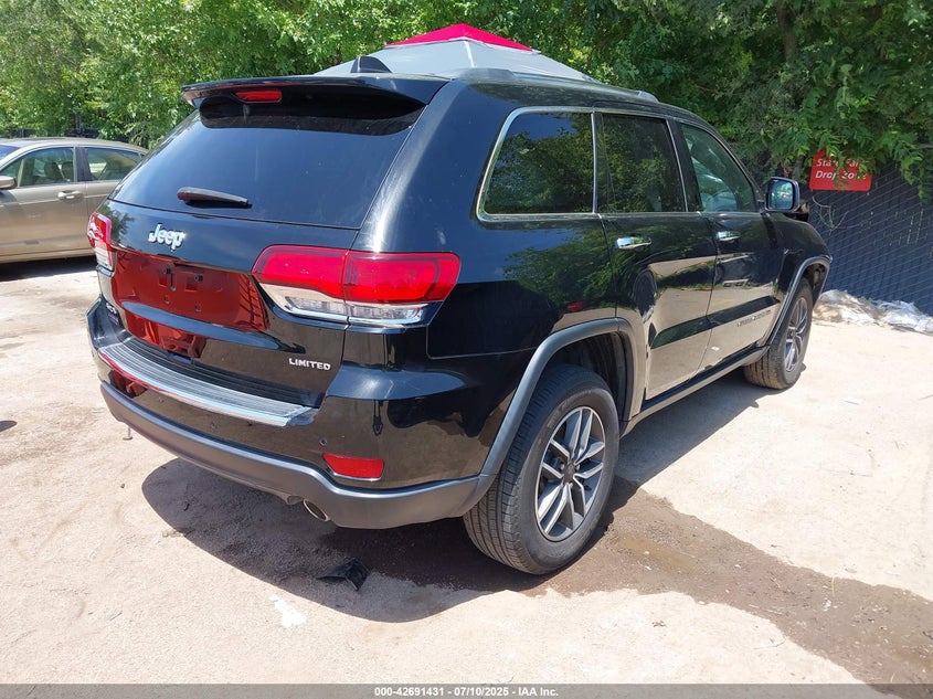 VIN 1C4RJFBG8LC445431 2020 JEEP GRAND CHEROKEE LIMITED 4X4