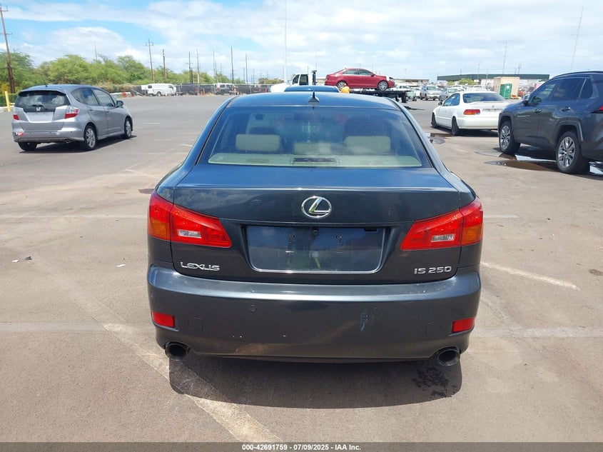 2007 Lexus Is 250 VIN: JTHBK262675028274 Lot: 42691759