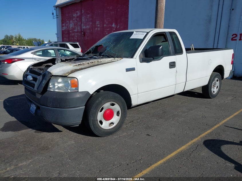 2007 Ford F-150 Stx/Xl/Xlt white truck gasoline 1FTRF12237KD64311 photo #3