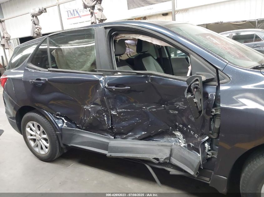 2018 Chevrolet Equinox Ls VIN: 3GNAXHEV6JL115698 Lot: 42692023