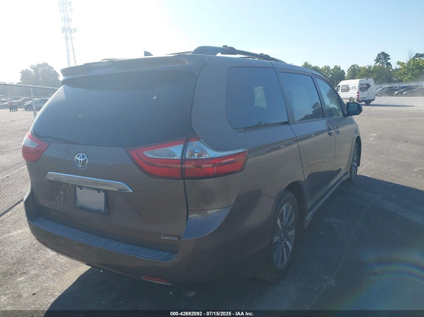 Vin: 5tdyz3dc9ks966992, lot: 43185216, toyota sienna limited premium 7 passenger 20194