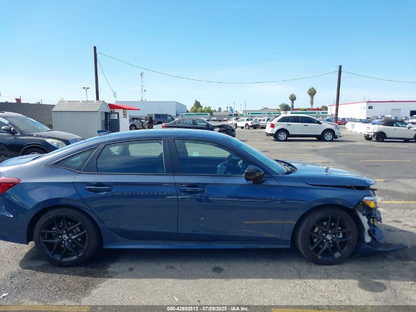 2025 Honda Civic Hybrid Sport/Sport Touring VIN: 2HGFE4F81SH322436 Lot: 42692513