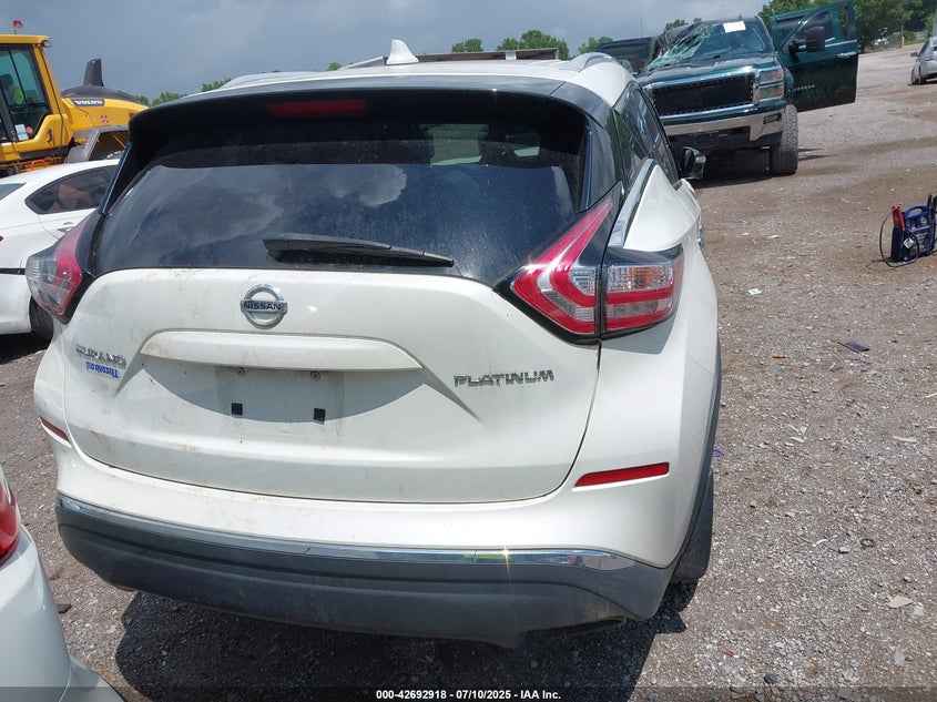2016 Nissan Murano Platinum VIN: 5N1AZ2MG2GN165053 Lot: 42692918