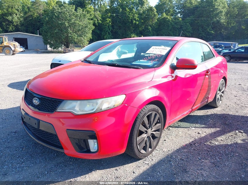 Vin: knafw6a39b5430018, lot: 43186126, kia forte koup sx 20112