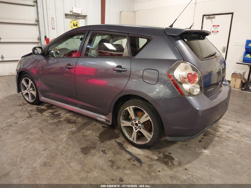 2009 Pontiac Vibe Gt blue hatchback gasoline 5Y2SR67009Z433236 photo #4