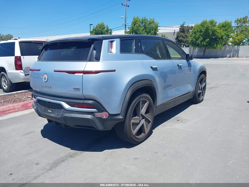 Vin: vcf1zbu25pg003527, lot: 43186359, fisker ocean one 20234
