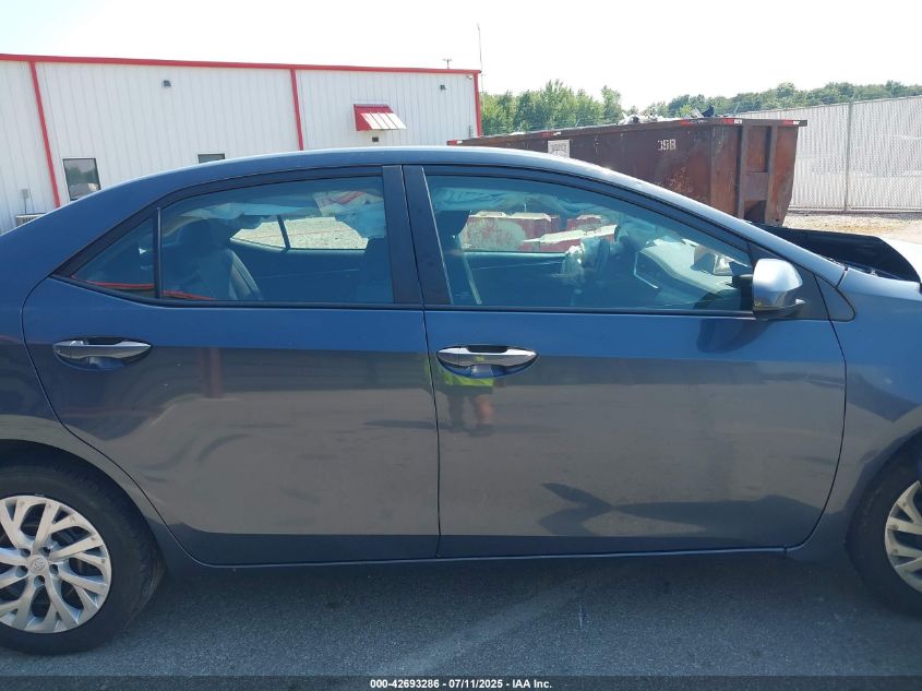 2019 Toyota Corolla Le VIN: 5YFBURHE4KP874507 Lot: 42693286