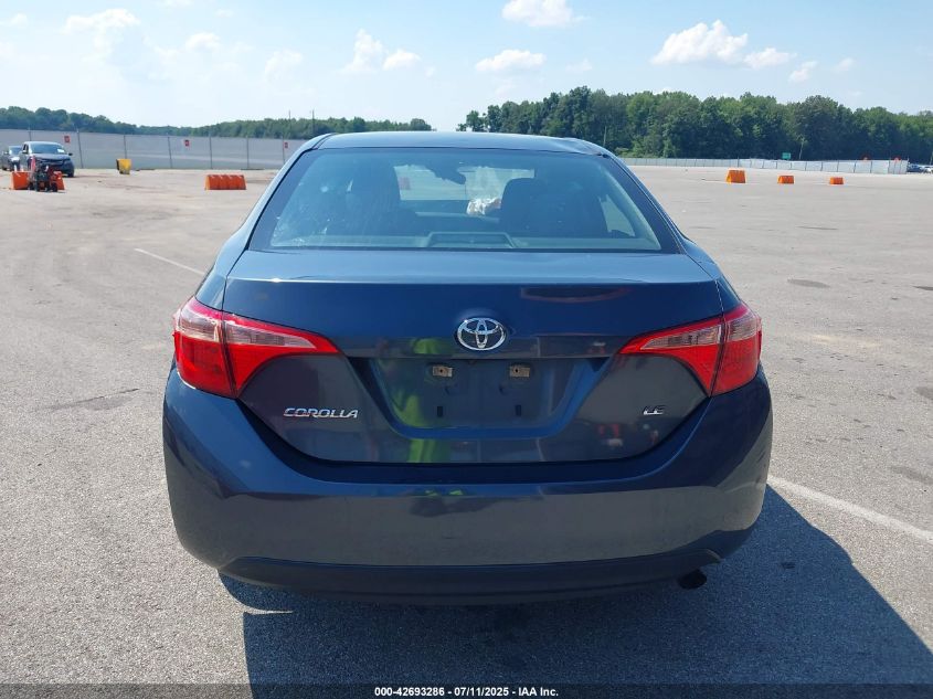 2019 Toyota Corolla Le VIN: 5YFBURHE4KP874507 Lot: 42693286