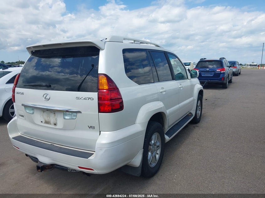 2007 LEXUS GX 470 VIN: JTJBT20X570146569