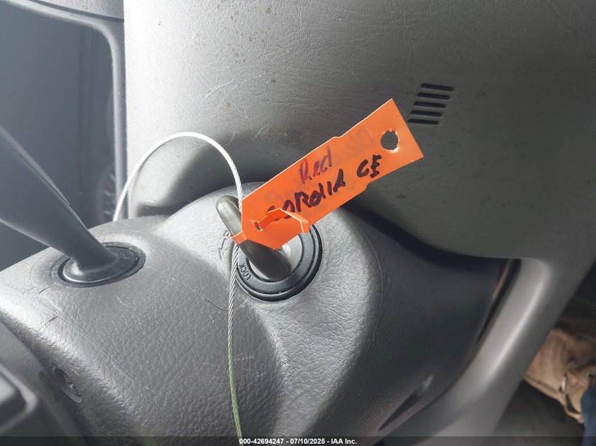 2007 Toyota Corolla Ce VIN: JTDBR32E970102769 Lot: 42694247