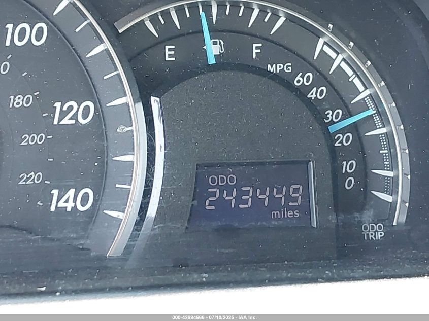 2012 Toyota Camry Xle V6 VIN: 4T1BK1FK2CU003394 Lot: 42694666