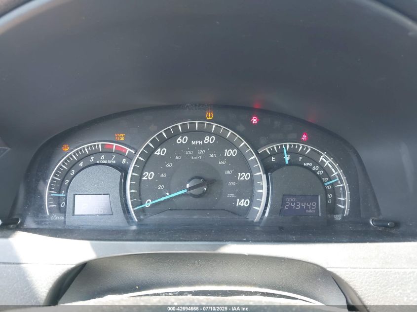 2012 Toyota Camry Xle V6 VIN: 4T1BK1FK2CU003394 Lot: 42694666