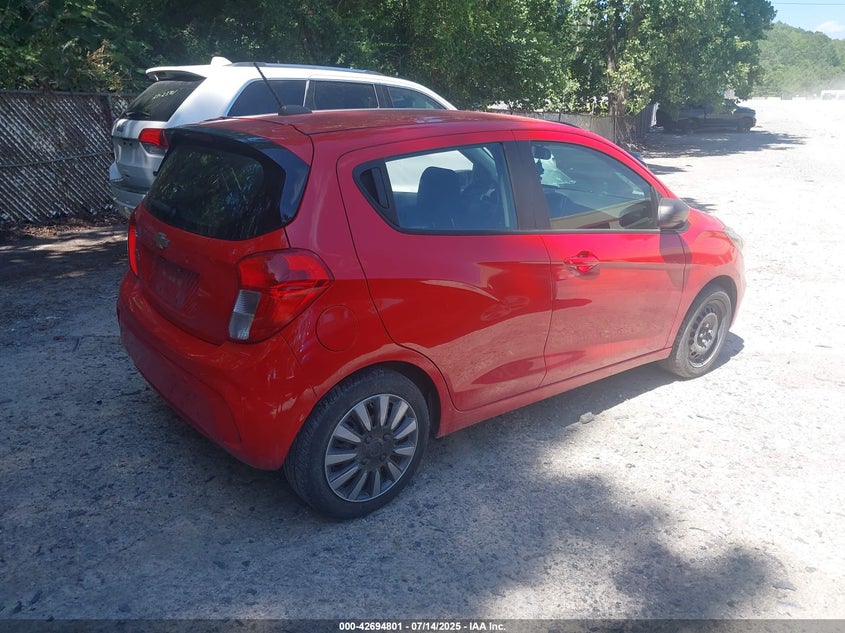 Vin: kl8cb6sa4lc460886, lot: 43187947, chevrolet spark fwd ls automatic 20204