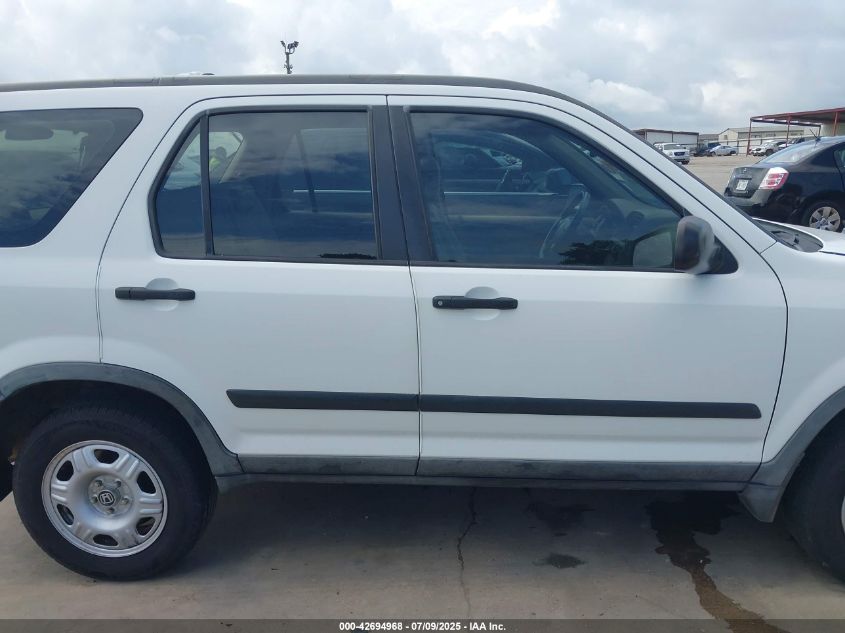 2006 Honda Cr-V Lx VIN: JHLRD68546C005047 Lot: 42694968