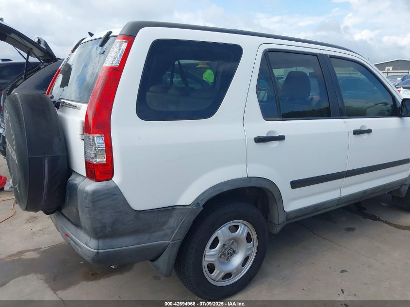 2006 Honda Cr-V Lx VIN: JHLRD68546C005047 Lot: 42694968