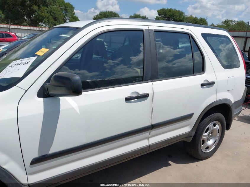 2006 Honda Cr-V Lx VIN: JHLRD68546C005047 Lot: 42694968