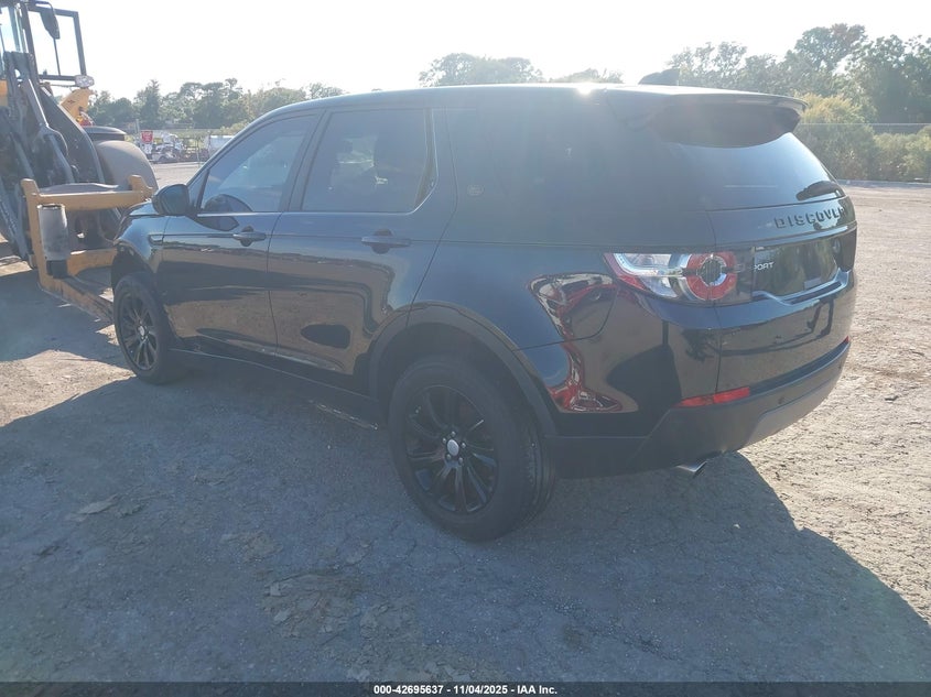 Vin: salcp2rx4jh766748, lot: 43188783, land rover discovery sport se 20183