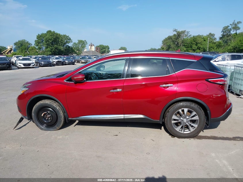 2015 Nissan Murano Sv VIN: 5N1AZ2MH9FN213980 Lot: 42695642