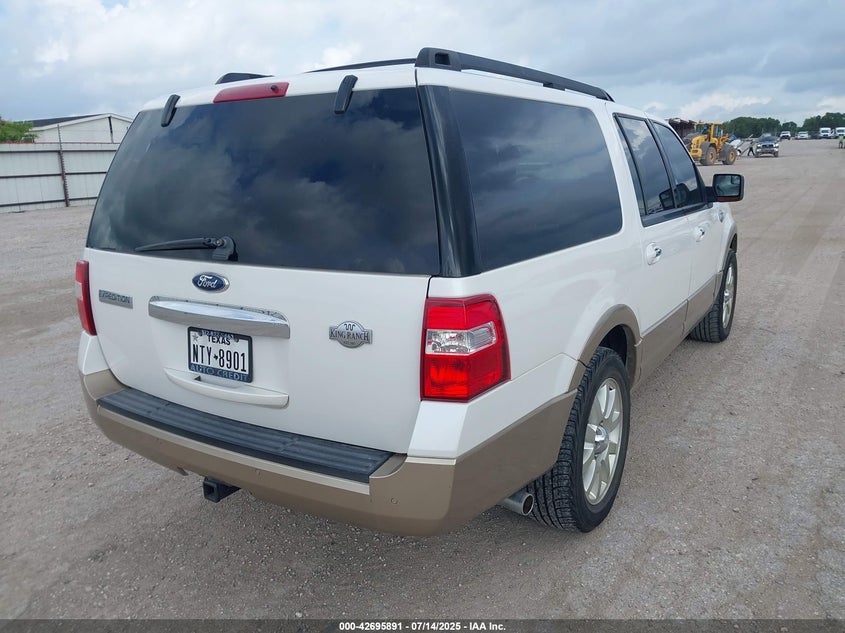 Vin: 1fmjk1h52cef13631, lot: 43189037, ford expedition el king ranch/xlt 20124