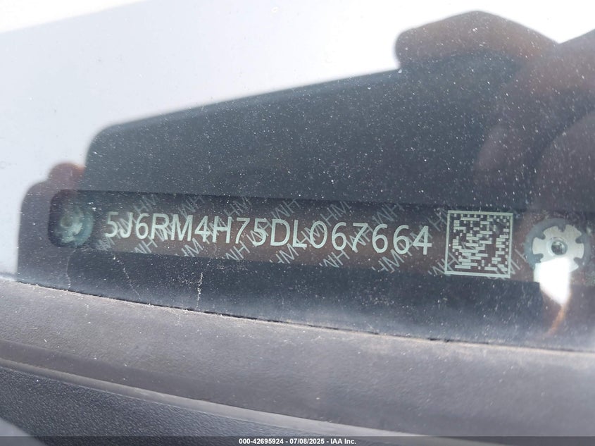 2013 HONDA CR-V EX-L - 5J6RM4H75DL067664