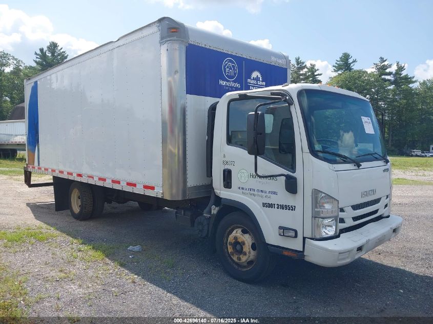 2018 Isuzu Npr Hd white van gasoline 54DC4W1B8JS803760 photo #1