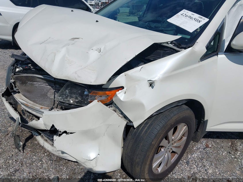 2016 Honda Odyssey Ex-L VIN: 5FNRL5H65GB089547 Lot: 42696508