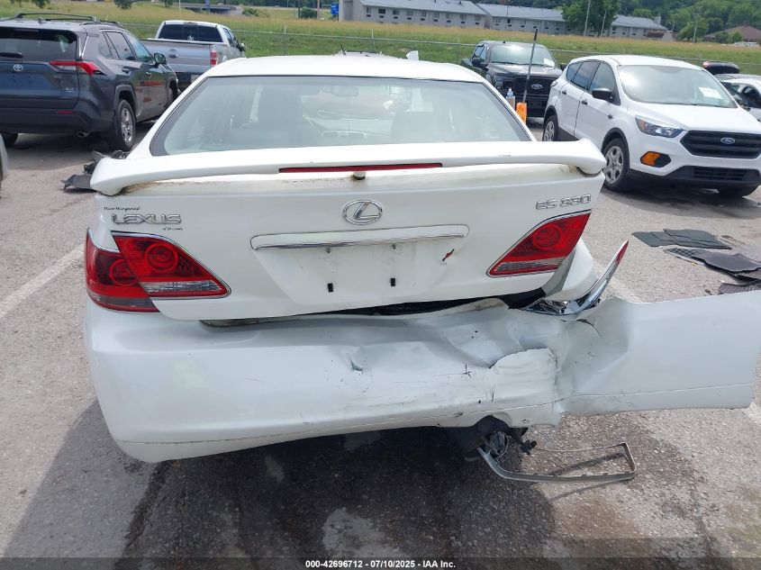 2006 Lexus Es 330 VIN: JTHBA30G565159384 Lot: 42696712