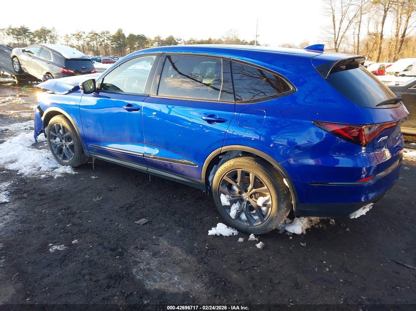 Vin: 5j8ye1h01pl034697, lot: 43189863, acura mdx a-spec 20233