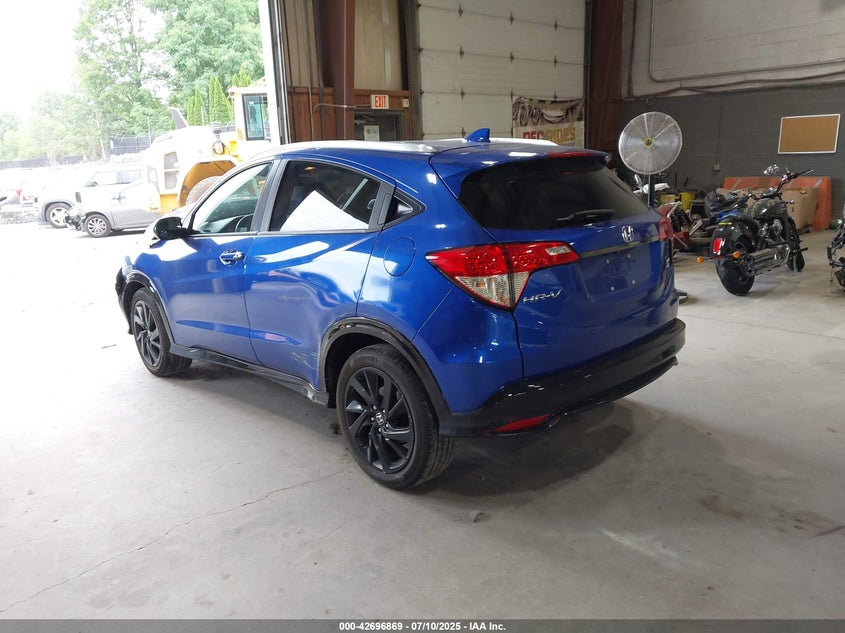 VIN 3CZRU6H16MM723005 2021 HONDA HR-V AWD SPORT
