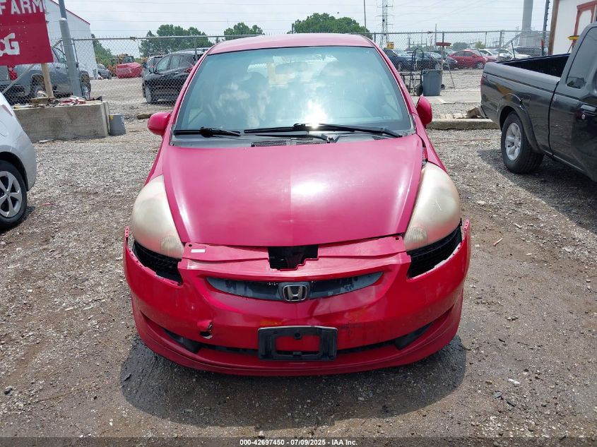 2008 Honda Fit Sport VIN: JHMGD38608S029199 Lot: 42697450