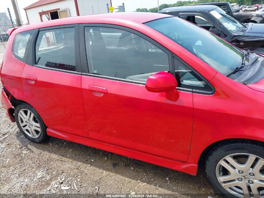 2008 Honda Fit Sport VIN: JHMGD38608S029199 Lot: 42697450