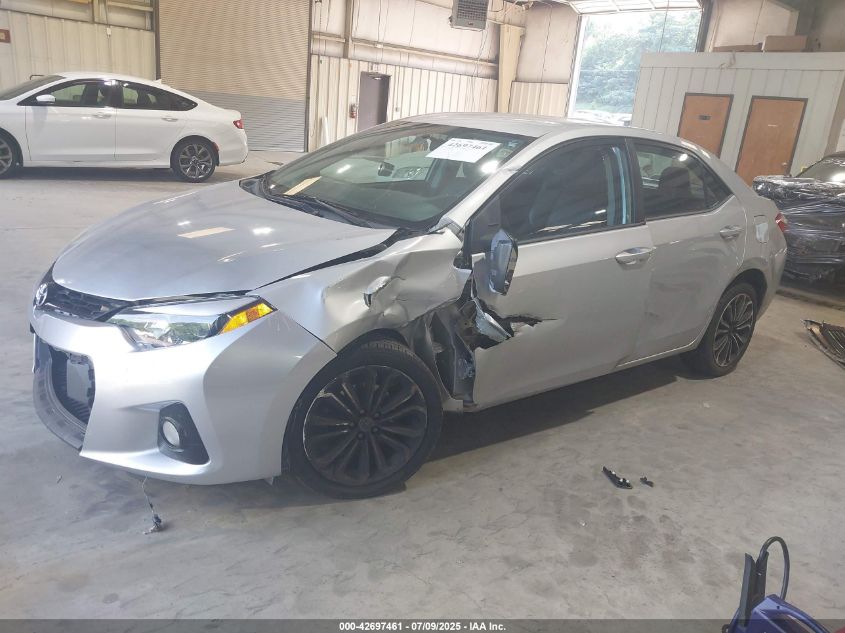 2015 Toyota Corolla S Plus VIN: 5YFBURHE9FP286950 Lot: 42697461
