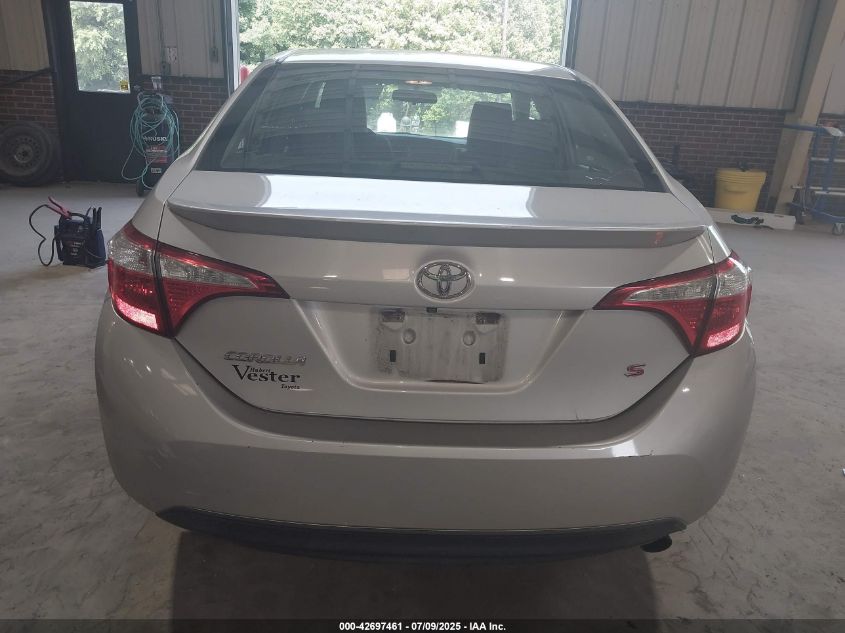 2015 Toyota Corolla S Plus VIN: 5YFBURHE9FP286950 Lot: 42697461