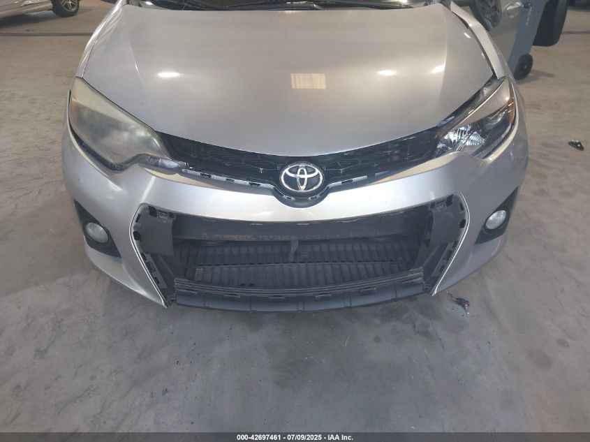 2015 Toyota Corolla S Plus VIN: 5YFBURHE9FP286950 Lot: 42697461