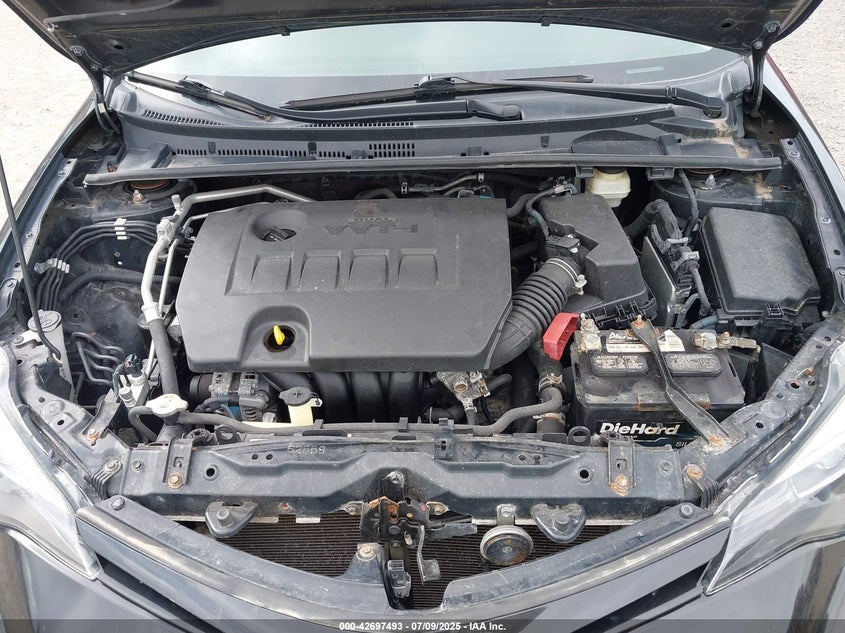 2017 TOYOTA COROLLA VIN: 2T1BURHE5HCG21911