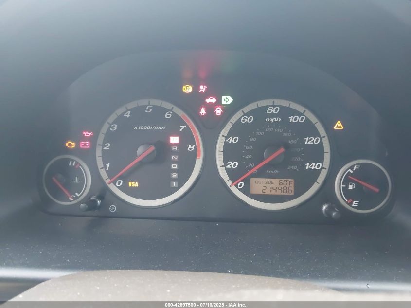 2006 Honda Cr-V Se VIN: SHSRD78966U420355 Lot: 42697500